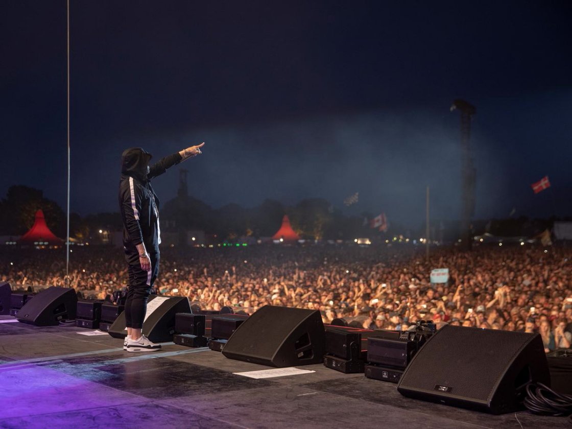 Eminem, Nine Inch Nails u.v.a. beim großen dänischen Festival. – Eminem.