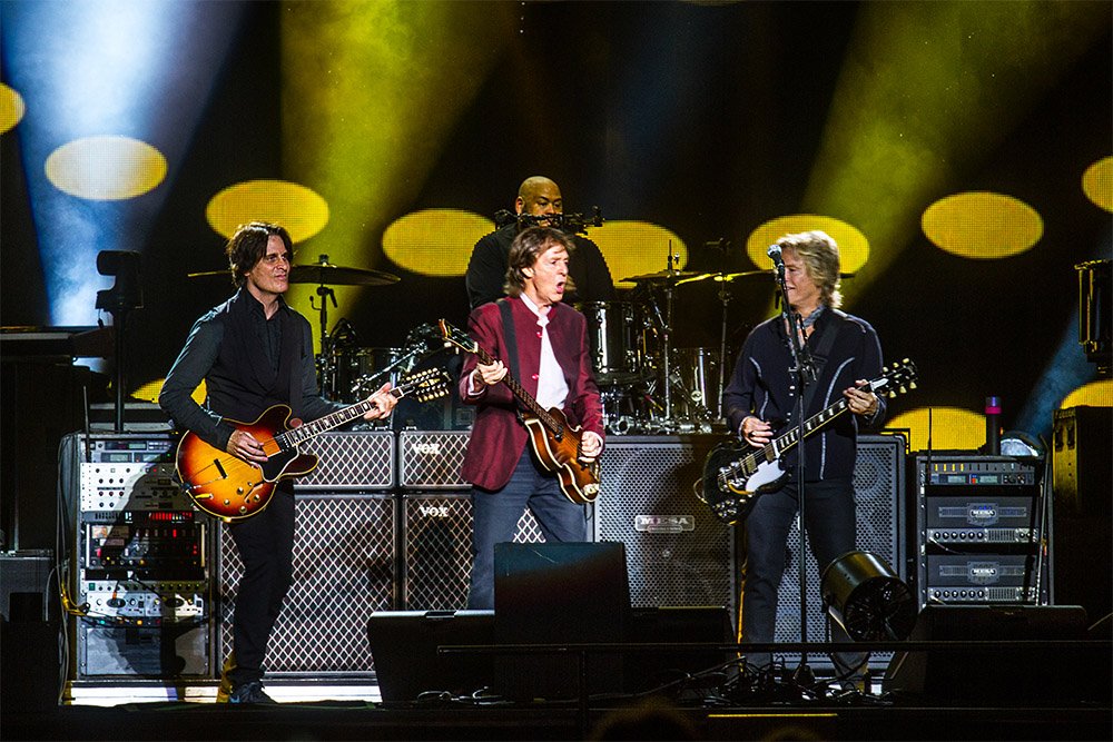 Paul McCartney – Seine Liveband steht ihm seit fast 15 Jahren treu zur Seite.