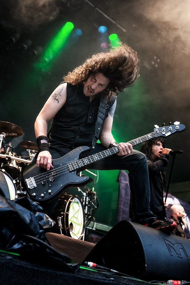 Anthrax – Scott Ian und Band gaben den Support für Limnp Bizkit. – Frank.