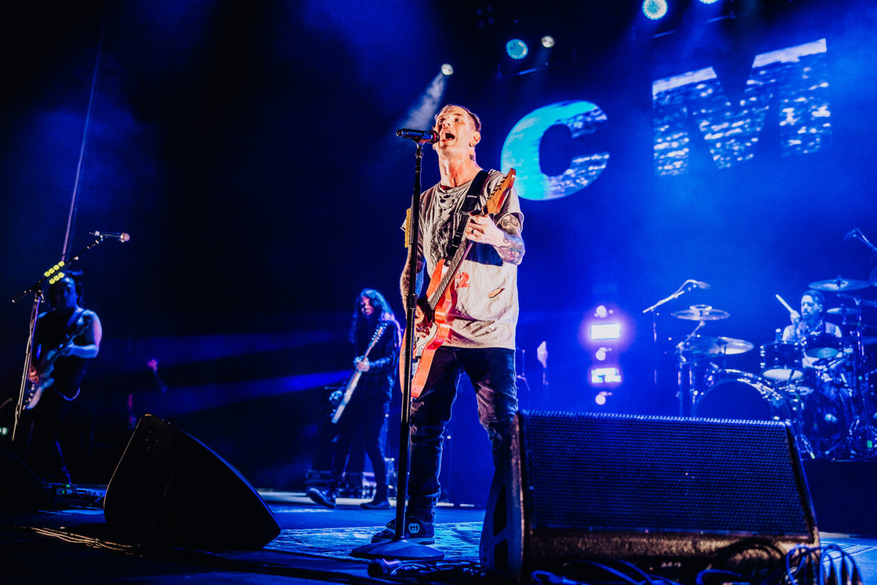 Zwei Alben im Gepäck: der Slipknot-Frontmann on tour mit Soloband. – Corey Taylor.