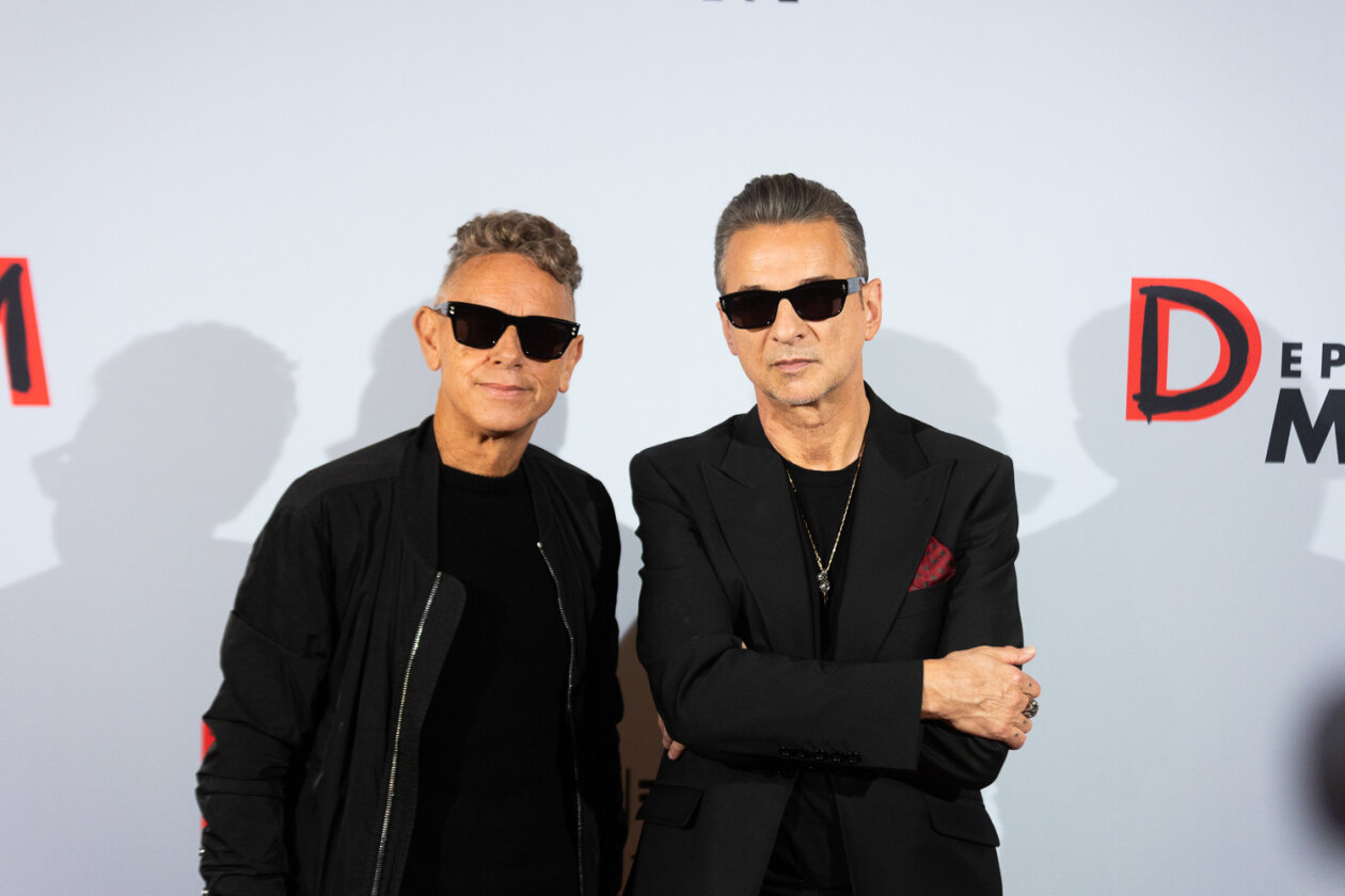 Depeche Mode – Martin Gore und Dave Gahan in Berlin. 