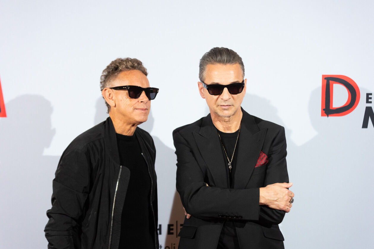 Depeche Mode – Die verbliebenen DM-Köpfe in der Hauptstadt: Martin Gore und Dave Gahan. – Als Produzent fungierte wieder James Ford.