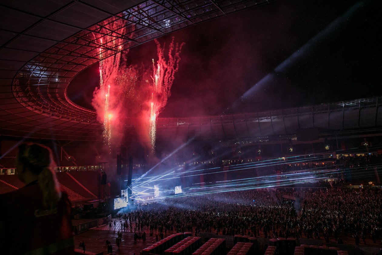 Casper, SXTN, Kraftwerk, Liam Gallagher, K.I.Z., David Guetta, The Weeknd etc. live im Berliner Olympiapark. – Light and magic!