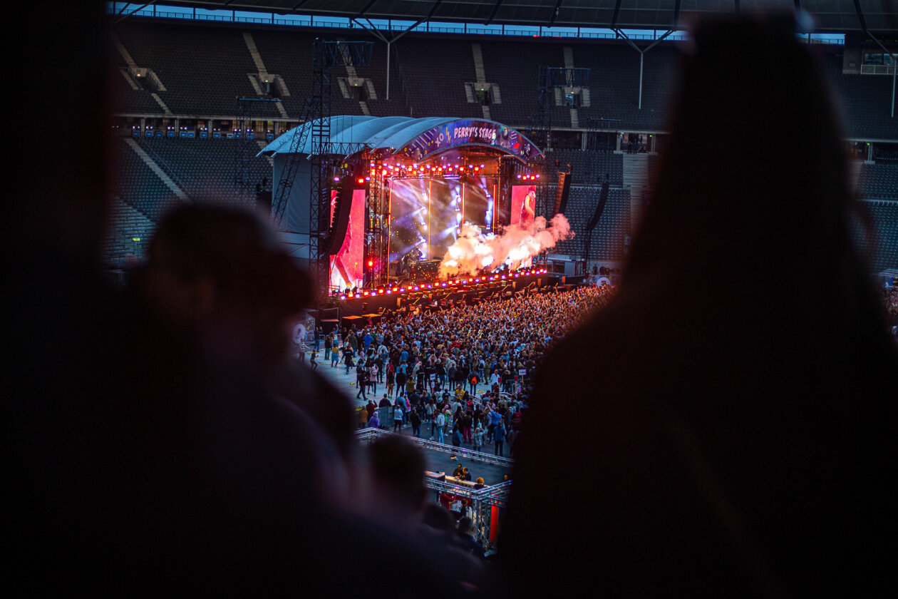 .. wird im Stadion nichts mit CO2 gegeizt.