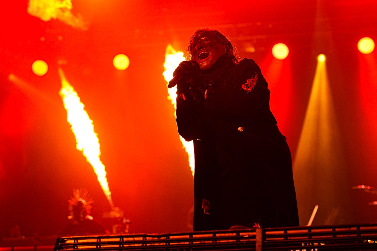 Am letzten Tag warten Slipknot als Headliner. – Slipknot.