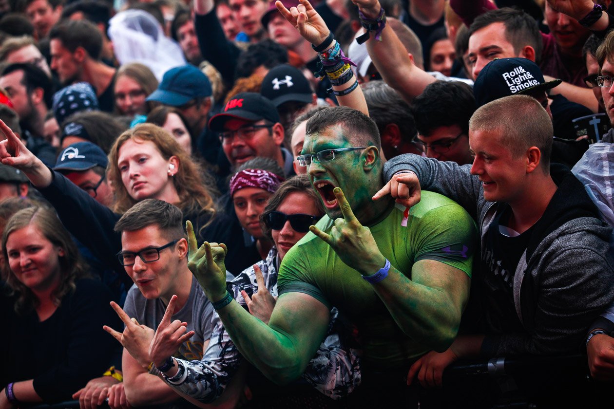 Die Bilder zur 33. Auflage des größten, deutschen Rock- und Alternative-Festivals auf dem Nürburgring. – Hulk ist am Start.