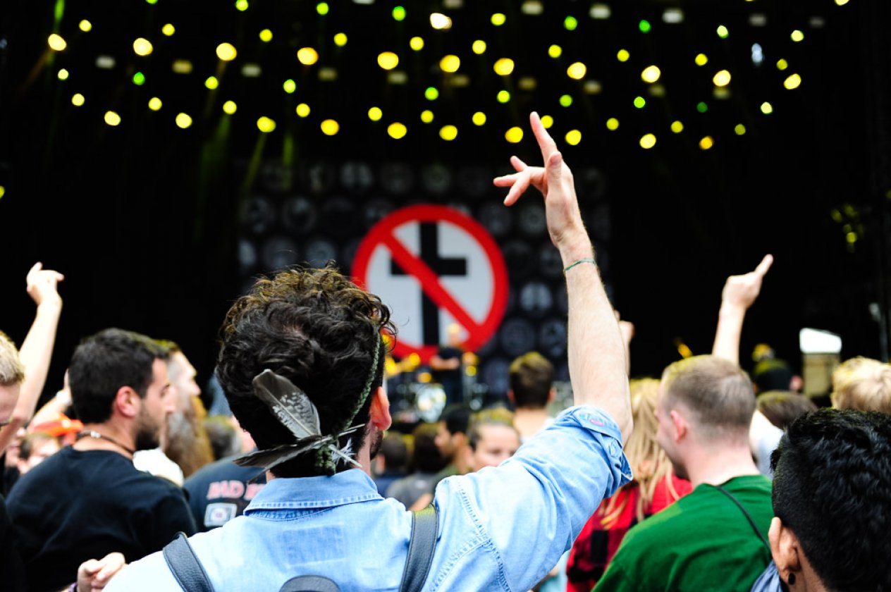 Muse, The Libertines, Bad Religion u.a. gratulieren zum Festivaljubiläum im Bodenseestadion. – Bad Religion.