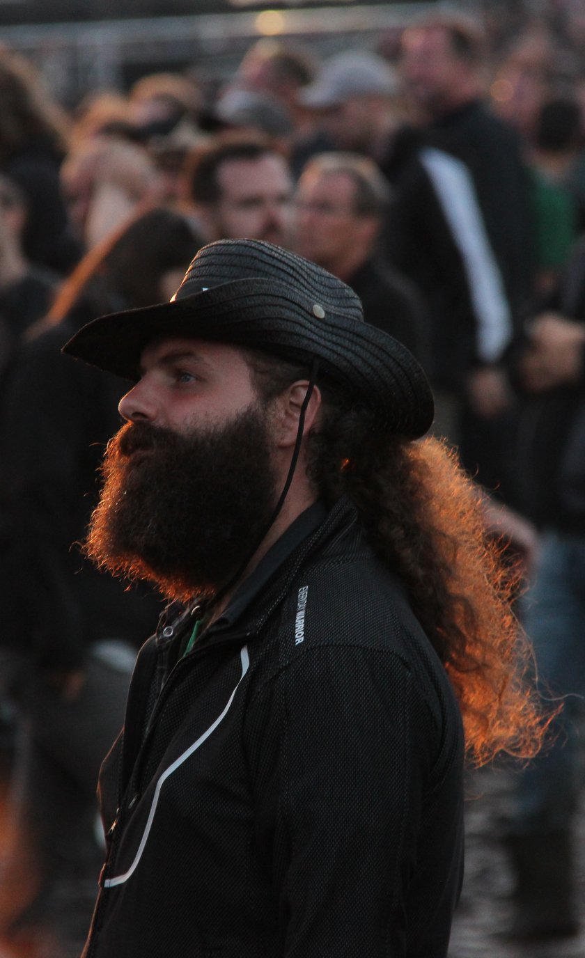 Die 27. Auflage des Metal-Monsters in dem kleinen Dorf Wacken in Schleswig-Holstein. – Triptykon-Fan.