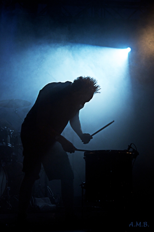 Die Kanadier konnten in der Halle die Lichteffekte besser nutzen. – Front Line Assembly