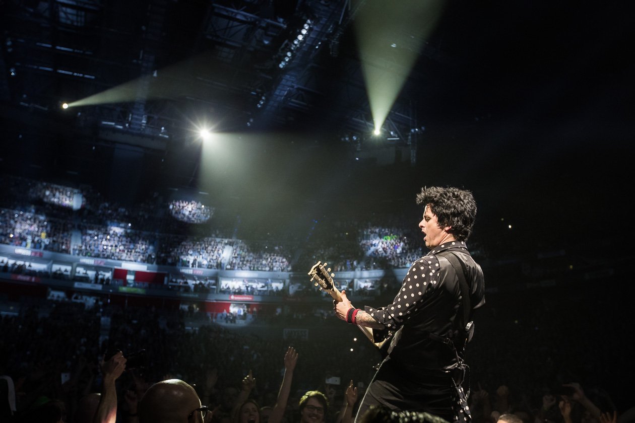 Green Day – Schicker Blick von der Bühne.