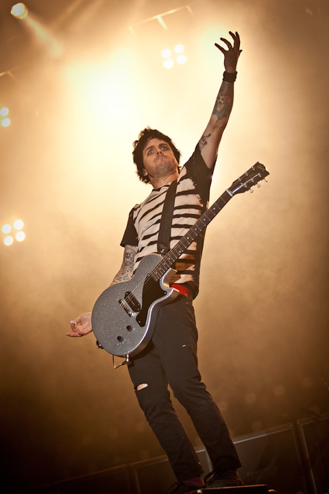 Green Day – Billie Joe Armstrong und Co. rocken die Meute bei jeder Temperatur. – Bille Joe Armstrong.