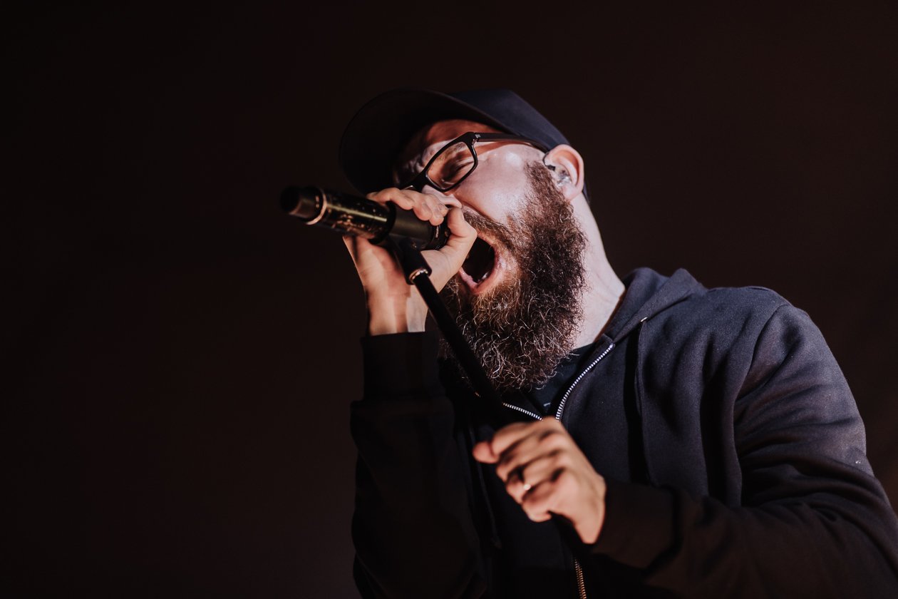 In Flames – Anders Fridén am Mic.