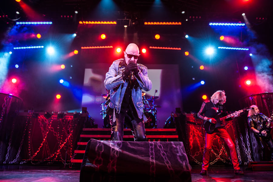 Judas Priest – Die Metal-Urviecher in Düsseldorf. – Halford, Tipton und Hill bei der Arbeit.
