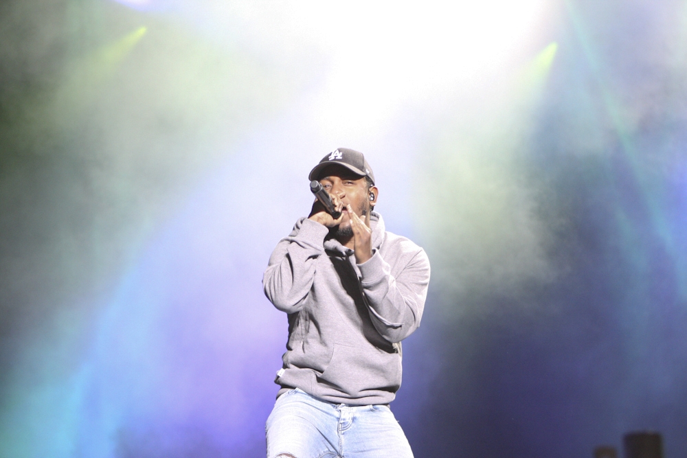 Kendrick Lamar – ... beim Rappen.
