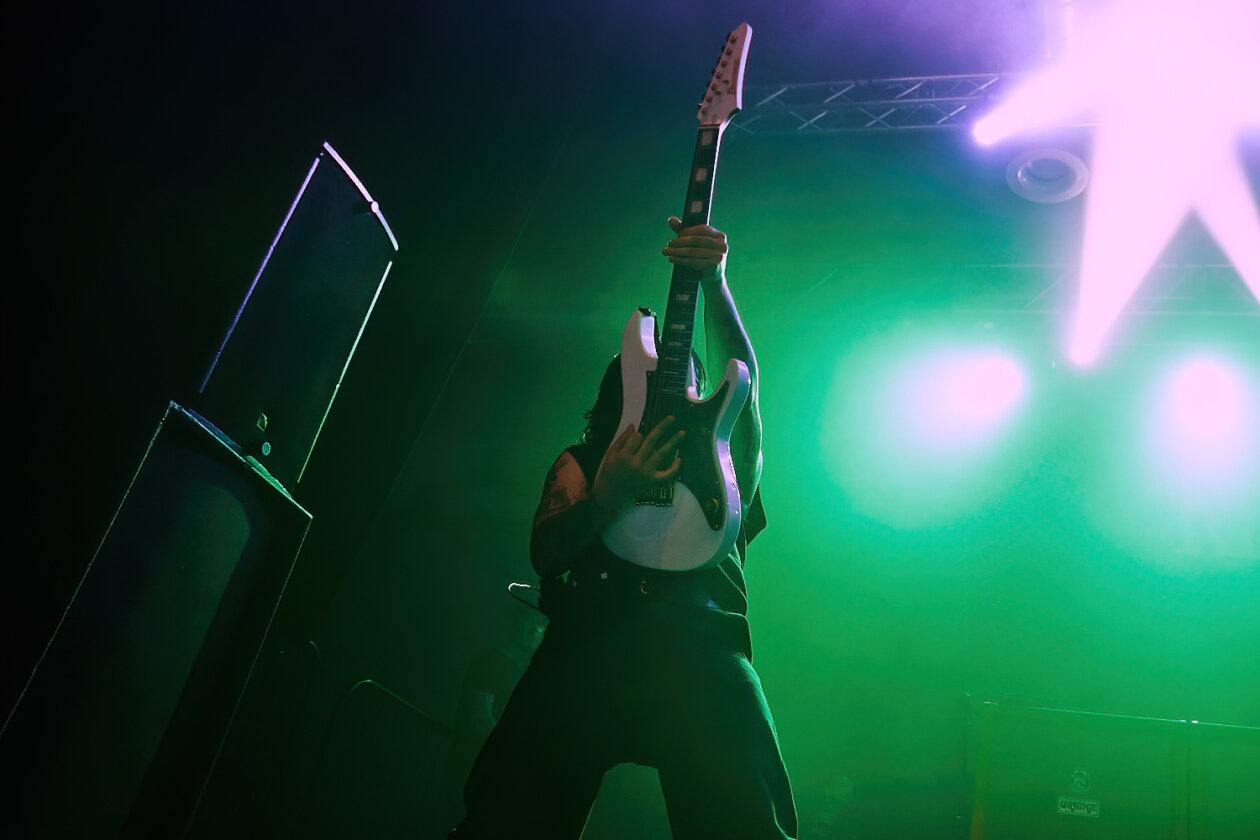 Das Hardcore-Phänomen um Sänger Bryan Garris aus Kentucky on stage. – Knocked Loose.