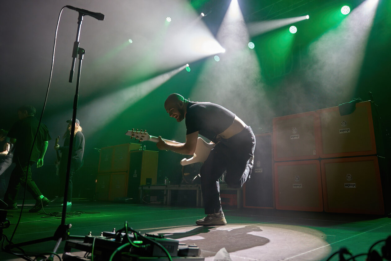 Das Hardcore-Phänomen um Sänger Bryan Garris aus Kentucky on stage. – Knocked Loose.