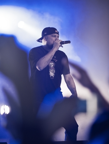 Kool Savas im Zürcher X-Tra, Januar 2012. – Der King of Rap beim Regieren.