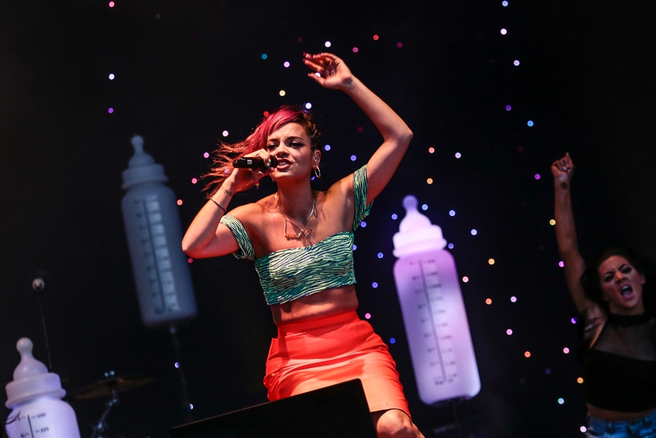 Lily Allen – Lily spielte am Festivalsonntag.
