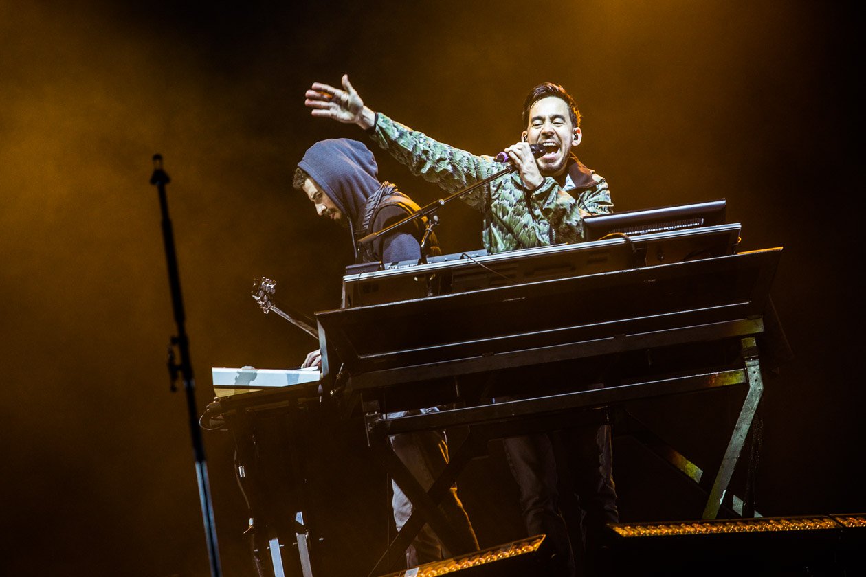 Linkin Park – Mike Shinoda am Mic.