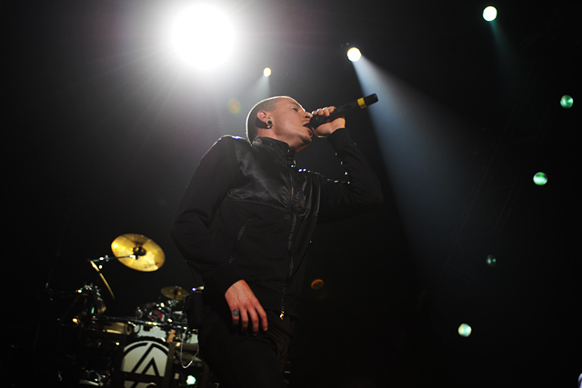 Große Show in der ausverkauften Kölnarena: Linkin Park. – 
