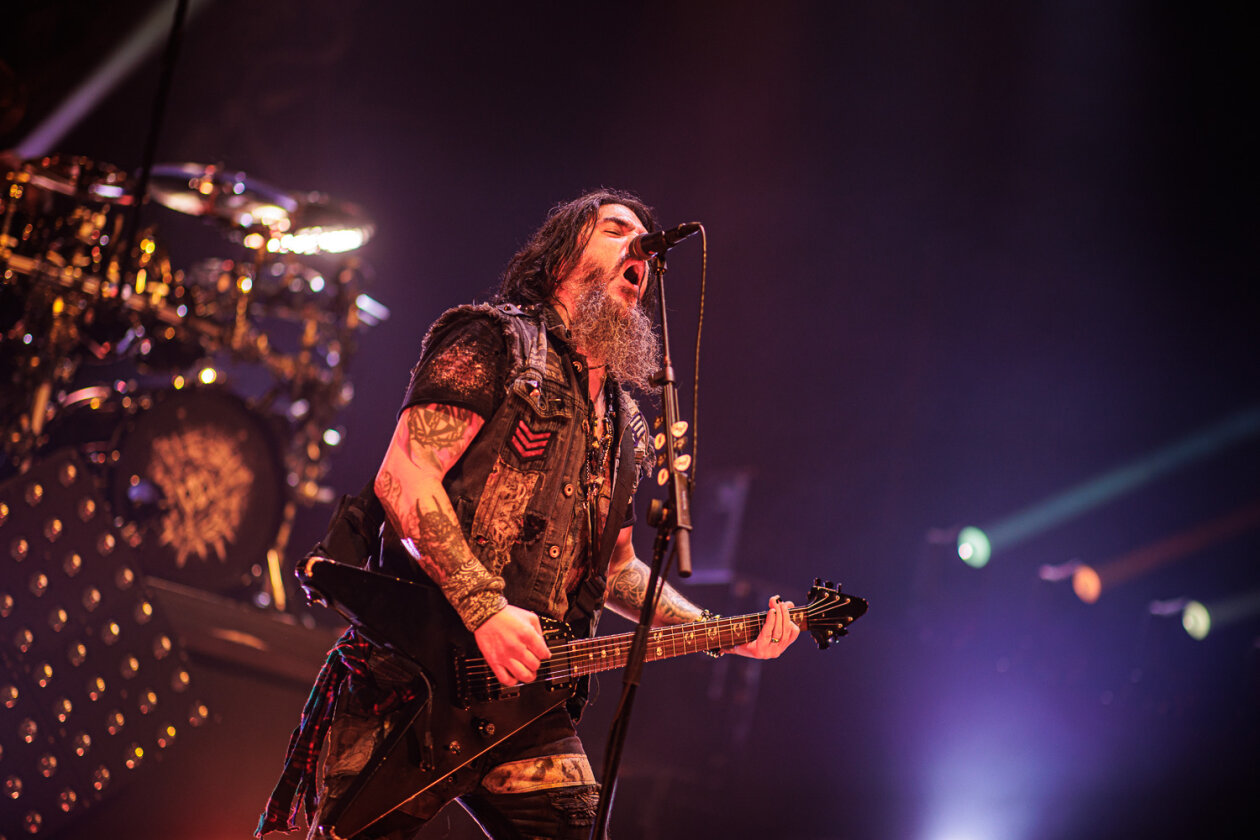 Auf "Vikings And Lionhearts" Arena-Tour mit Amon Armath. – Machine Head.