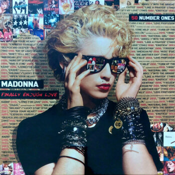 Madonna - Finally Enough Love. 50 Number Ones Artwork