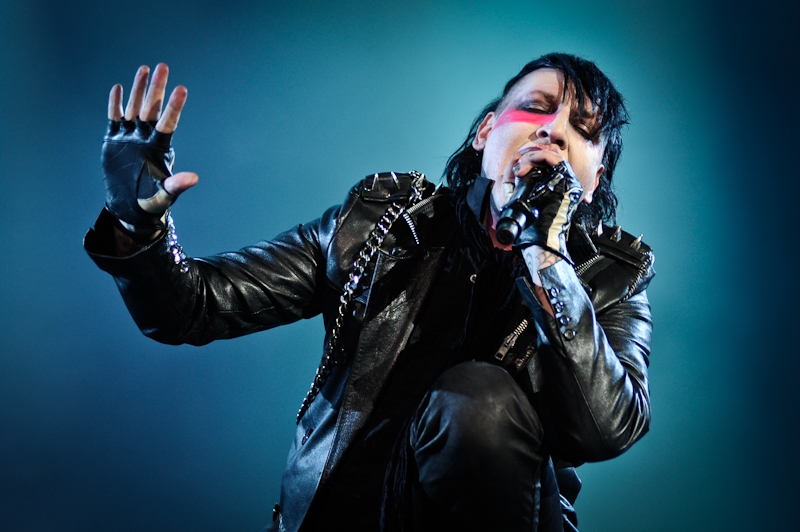 Marilyn Manson – Wenn er kommt, dann als einer der Headliner. – Denn zu viel Action im Fotografen macht den Meister sauer.
