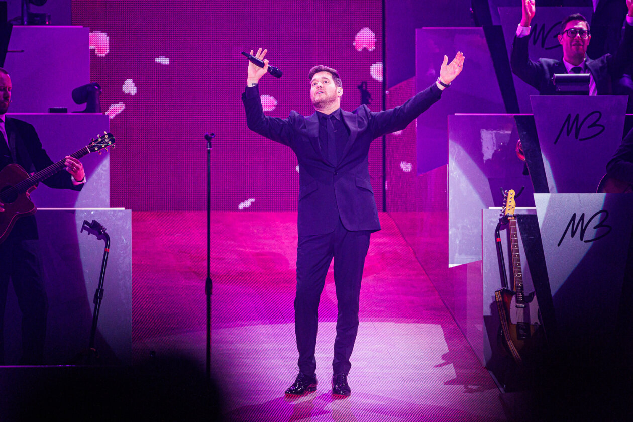 Der kanadische Grammy-Gewinner auf Tour mit seinem aktuellen Album "Higher". – Michael Bublé.