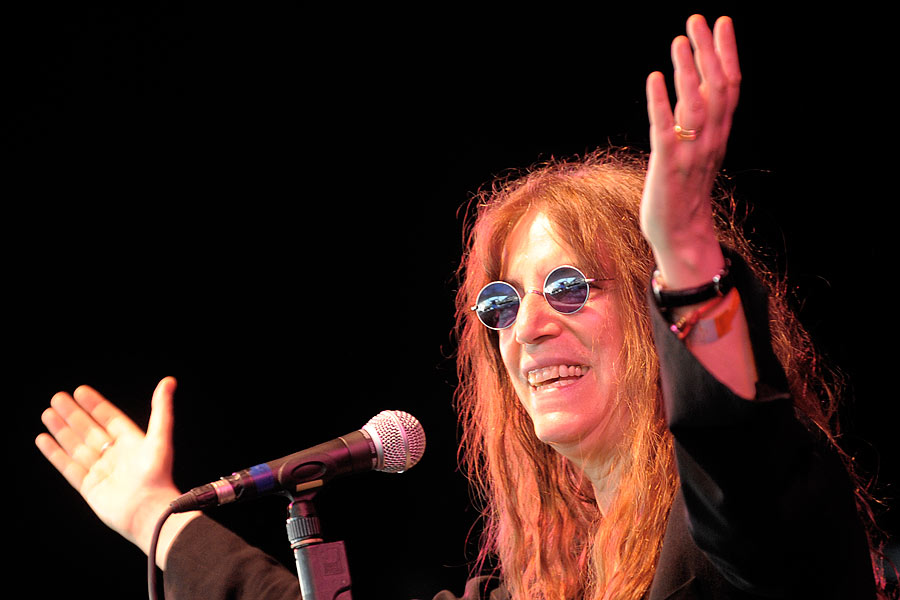 Die Grande Dame des Alternativerock auf der Museumsmeile. – Patti Smith.