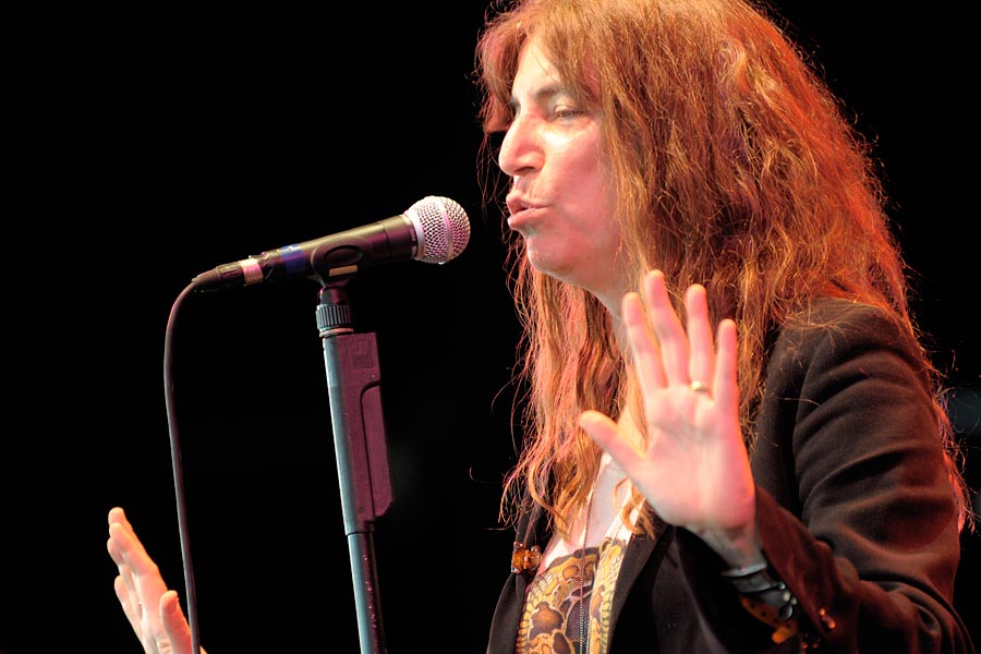 Die Grande Dame des Alternativerock auf der Museumsmeile. – Patti Smith.