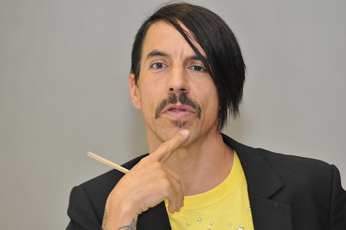 Red Hot Chili Peppers – Anthony Kiedis und Josh Klinghoffer beim Interview im Kölner Hyatt Hotel. – Anthony Kiedis