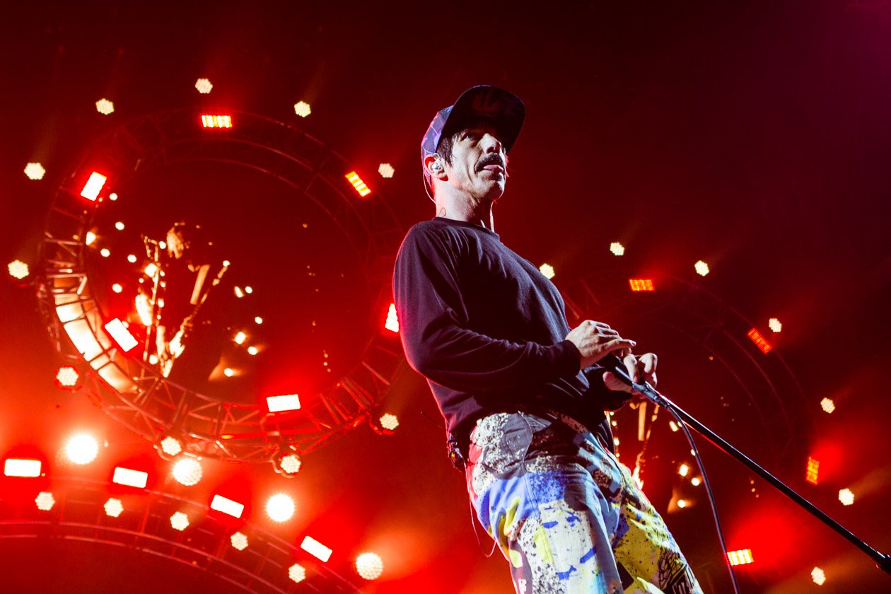Red Hot Chili Peppers – Headliner am Festivalsamstag. – Anthony Kiedis.