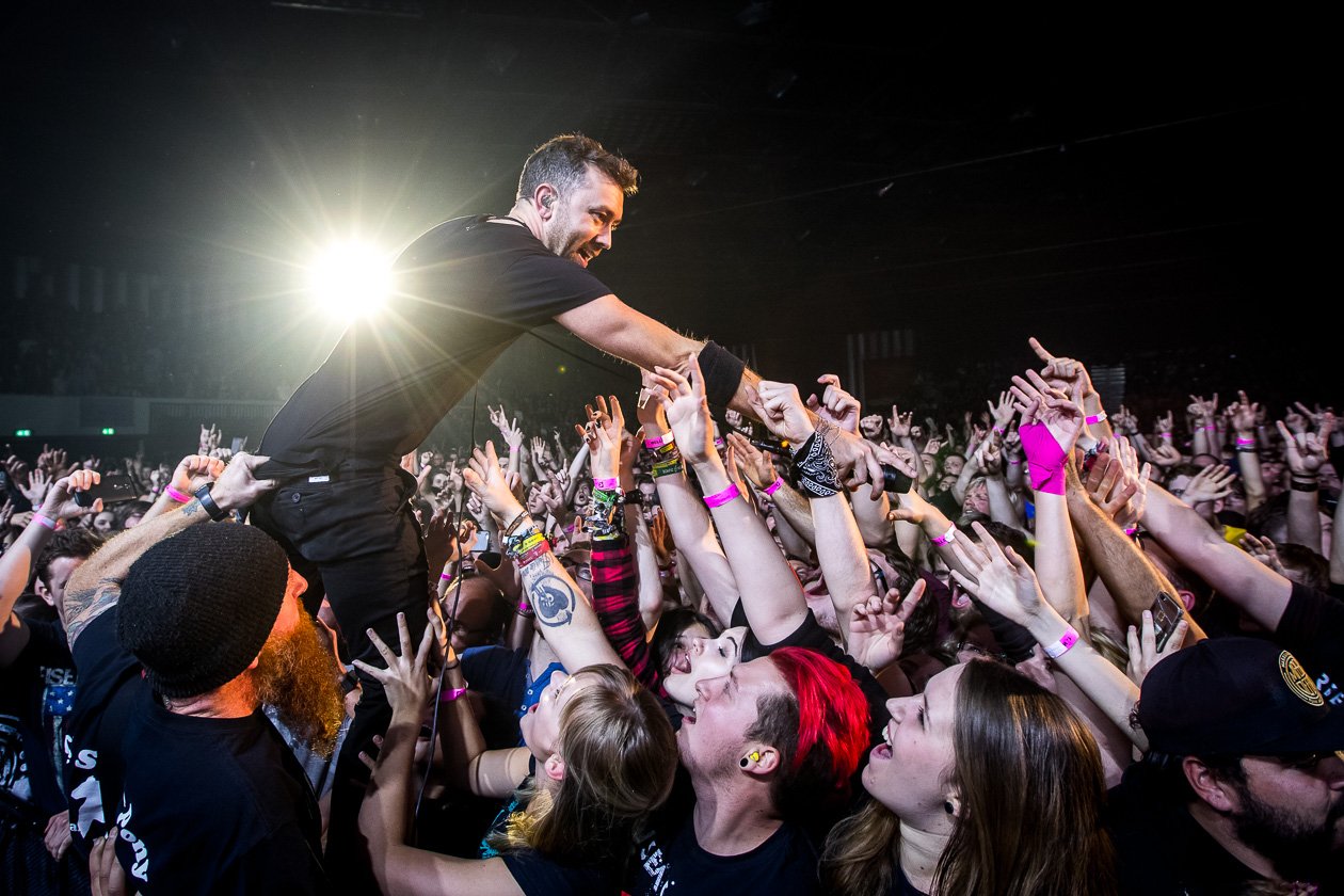 Powerchords gegen das System: mit der aktuellen Platte "Wolves" on tour. – Rise Against.