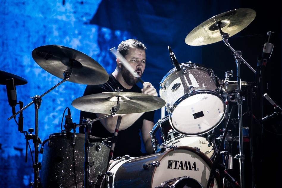 Rise Against – Die "Black Market"-Tour machte Halt am  Main. – Brandon Barnes.