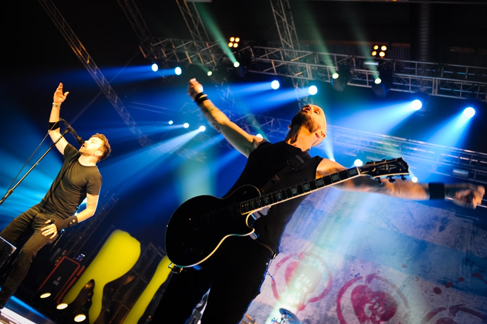Rise Against – In der Eishalle Deutweg gings zur Sache. – Come on!