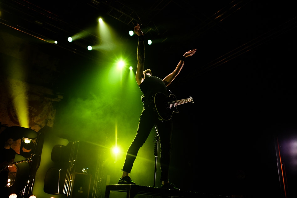 Rise Against – In der Eishalle Deutweg gings zur Sache. – Zach again.