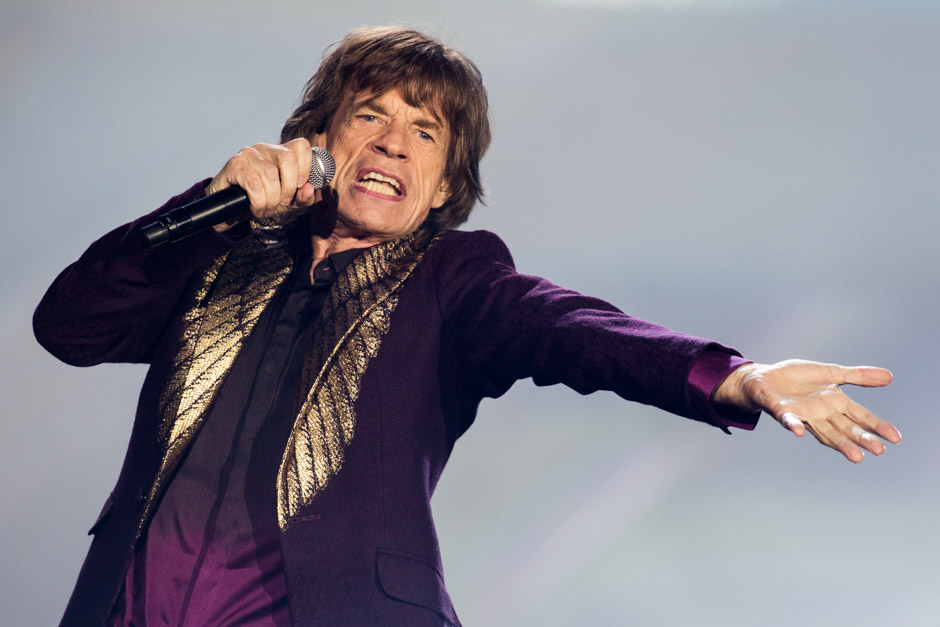 Rolling Stones – Die Stones auf ihrer -vermutlich - letzten Tour. – Immer für eine Grimasse gut, der Fronter.