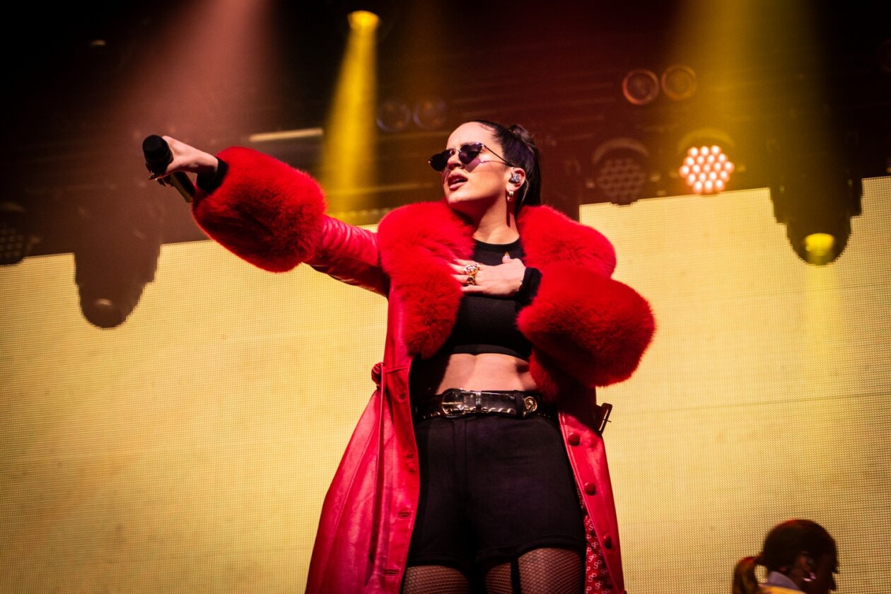 Rosalías Flamenco Pop on stage – kurz nach dem Release von "El Mal Querer". – Rosalía.