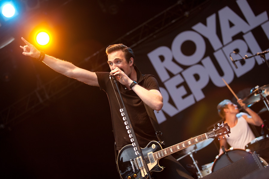 Royal Republic starten voll durch ... – Royal Republic bei Rock Am Ring 2011