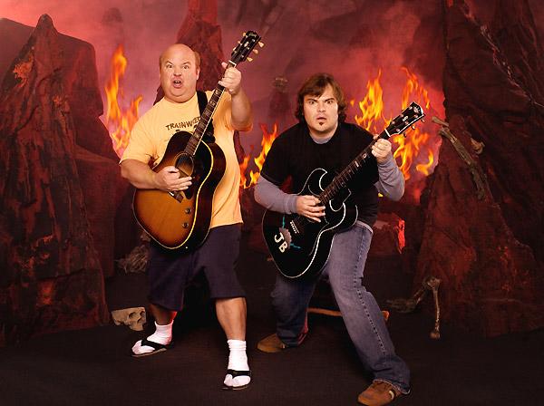 Jack Black und Kyle Bass trotzen Tod und Teufel. – Tenacious D: Auf dem Weg in den Rock-Olymp.