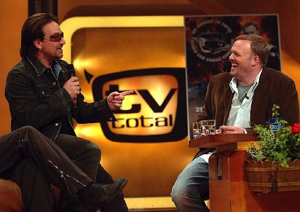 Im 30. Jahr ihrer Karriere besuchten U2 zum ersten Mal ein deutsches TV-Studio. – "You've got to have balls ..."