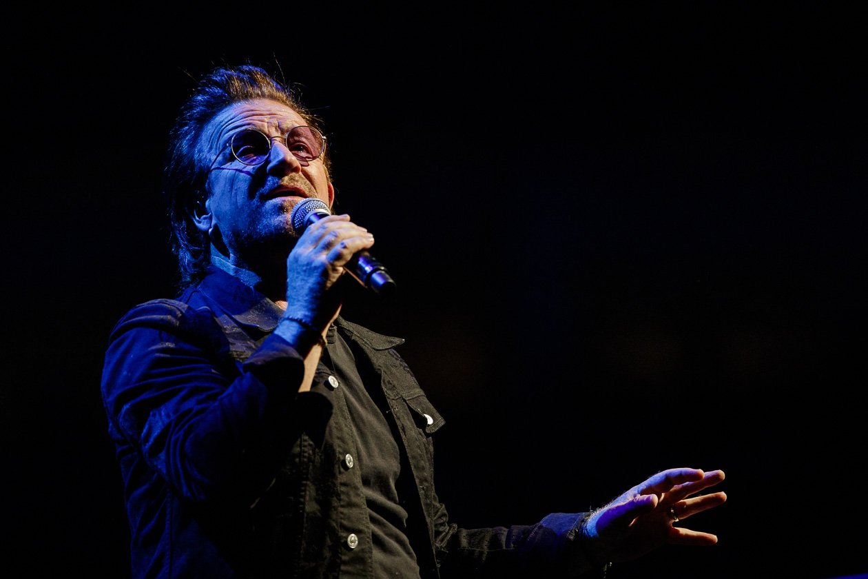 U2 beim Europa-Start der eXPERIENCE + iNNOCENCE Tour 2018 in Berlin –  "Berlin, ick habe dich vermisst".