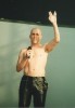 Auf dem Southside 2001 spielten Tool bei strahlendem Sonnenschein. Coole Show auch ohne Versteckspiel!, Maynards Tattoo-Show | © LAUT AG (Fotograf: Martin Mengele)