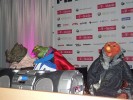 Im Berliner Velodrom erklären die Rap-Puppen am 6.12.2009 das Bandende., Pressekonferenz zum Bandsplit | © laut.de (Fotograf: Matthias Manthe)