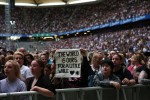 50.000 begeisterte Fans: die Red Hot Chili Peppers in Hamburg., Volksparkstadion, Hamburg, 2022 | © laut.de (Fotograf: Björn Buddenbohm)