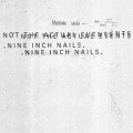 Nine Inch Nails - Neue Single "Burning Bright (Field On Fire)"